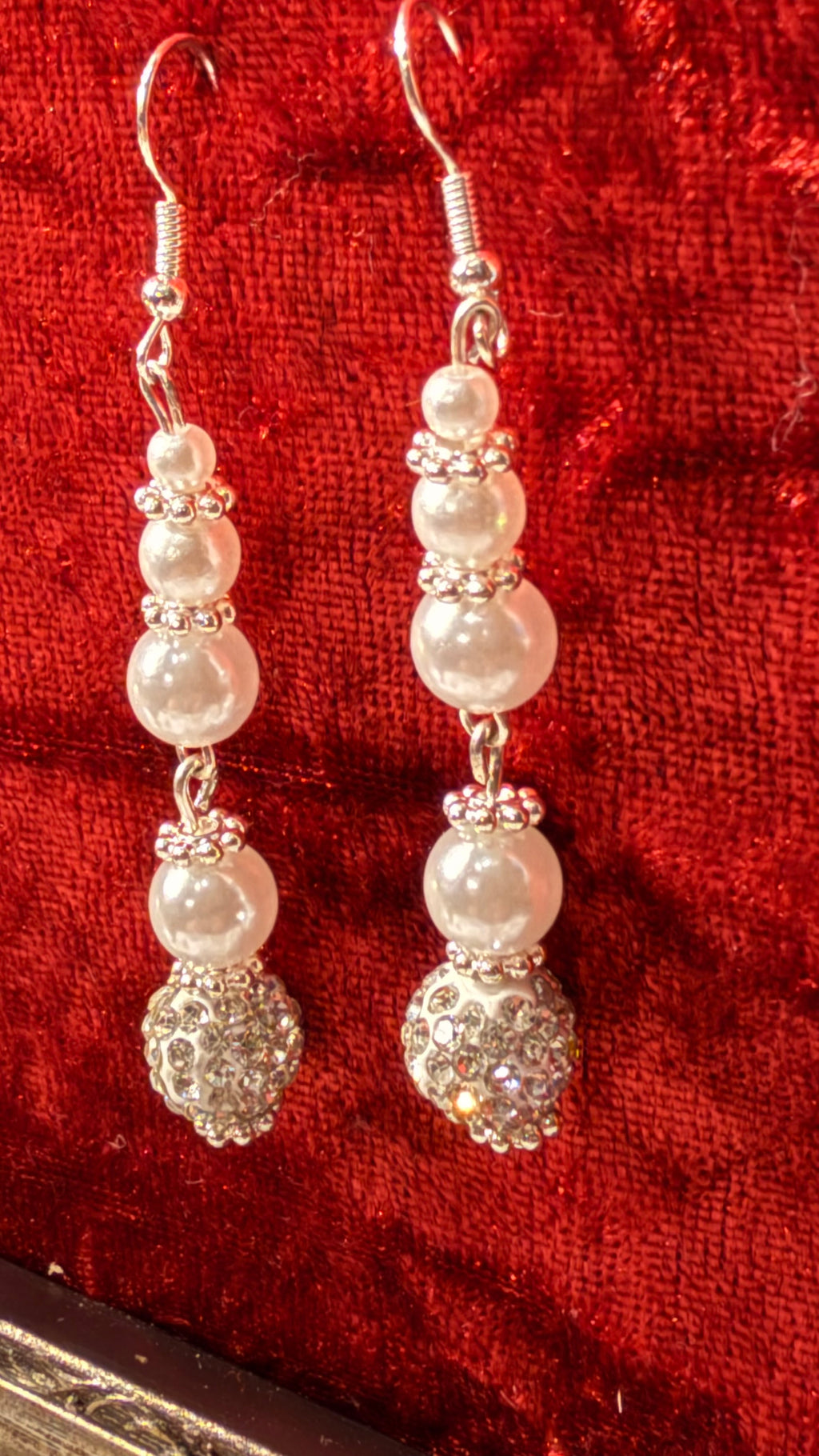 Handcrafted earrings and necklaces made with love and care.