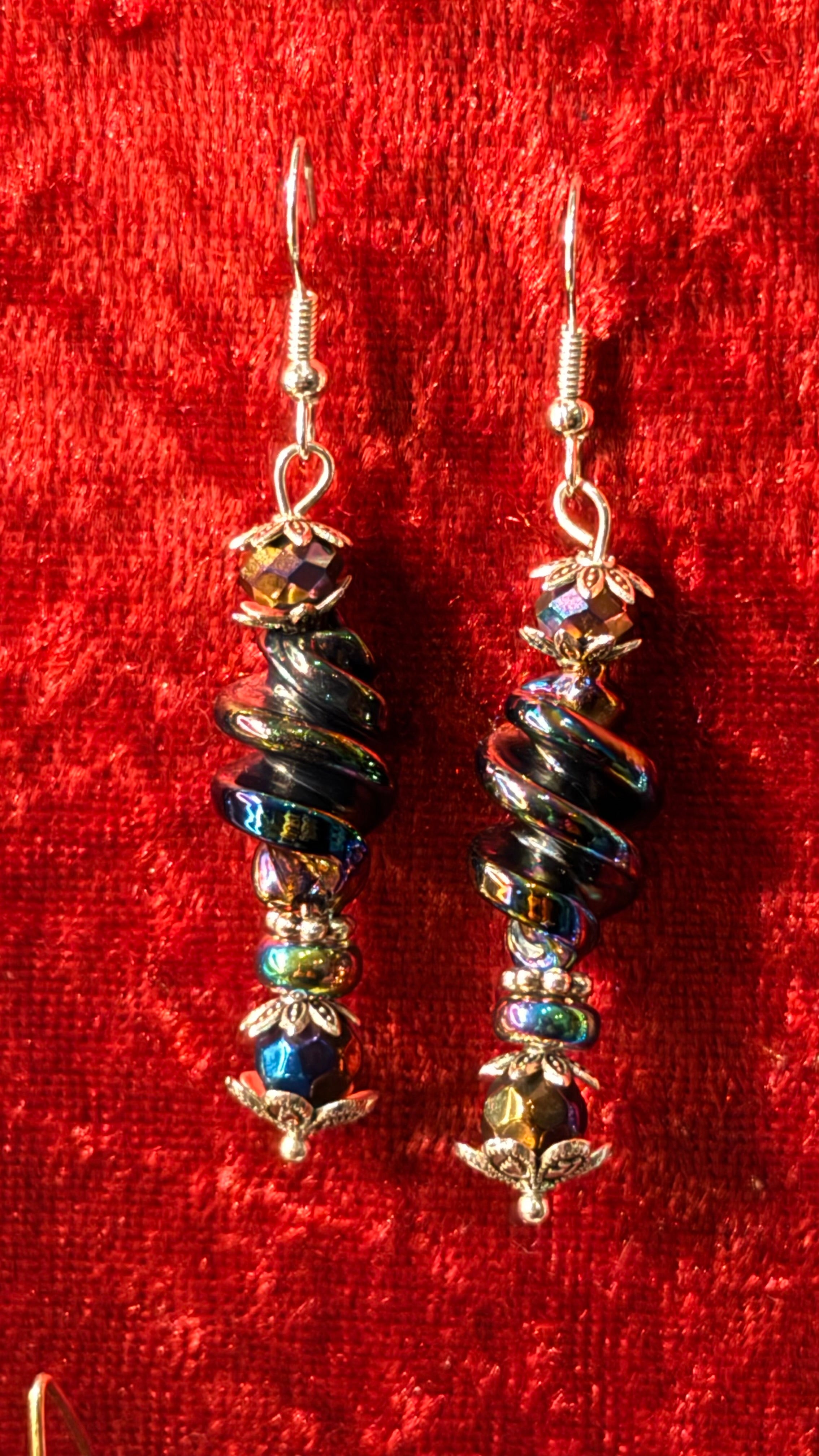 Handcrafted earrings and necklaces made with love and care.